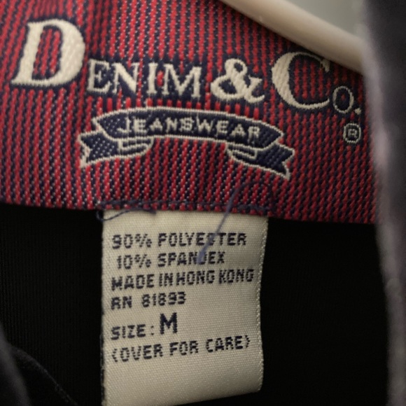 Skirt and cowl neck top large denim and co - Picture 4 of 13